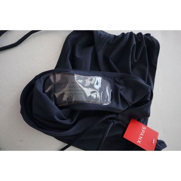 Spanx 50126R Women's Sz M Sunkissed Navy Adjustable High-Rise Swim Brief Bottoms - Picture 5 of 6